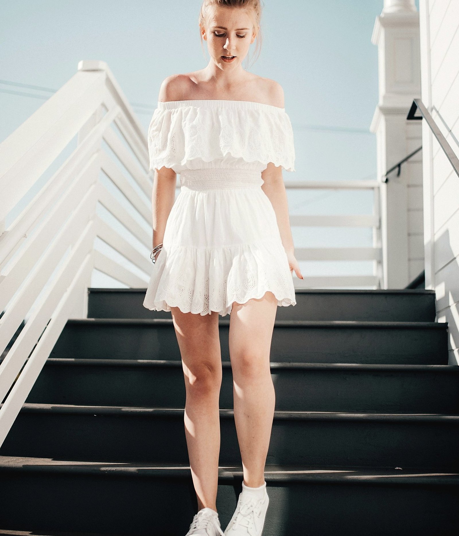 Warm neutral fabric draped in soft daylight